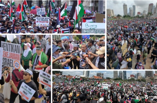 Ribuan Hadir Himpunan Freedom For Palestine Di Dataran Merdeka